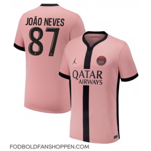 Paris Saint-Germain Joao Neves #87 Tredjetrøje 2024-25 Kortærmet